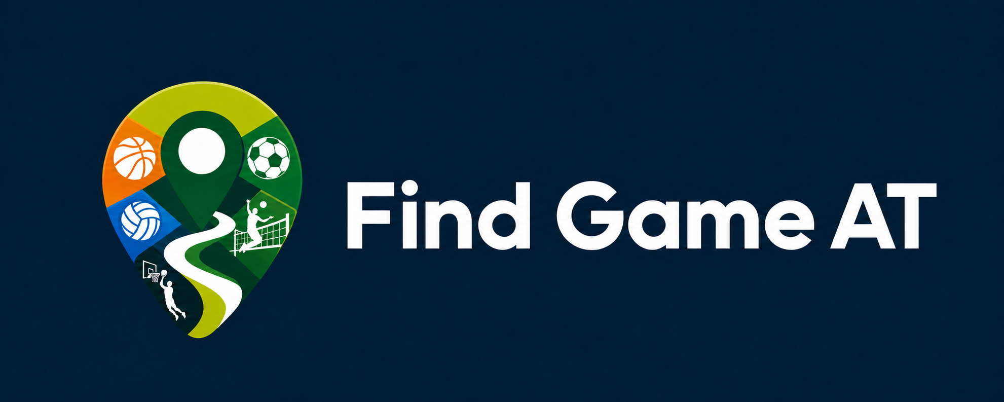 Find Game AT logo for finding basketball courts and local games